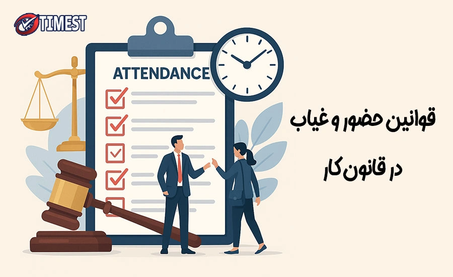 قوانین حضور و غیاب در قانون کار