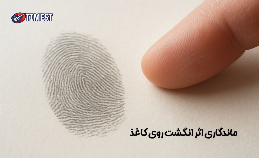 ماندگاری اثر انگشت روی کاغذ