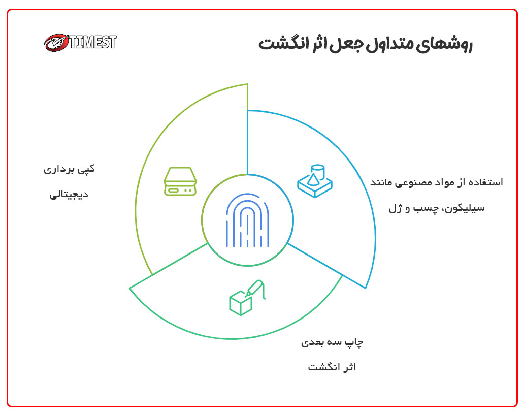 روشهای رایج جعل اثر انگشت