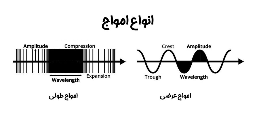 امواج به دو صورت عرضی و طولی هستند