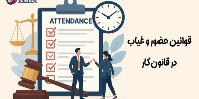 قوانین حضور و غیاب کارکنان در قانون کار